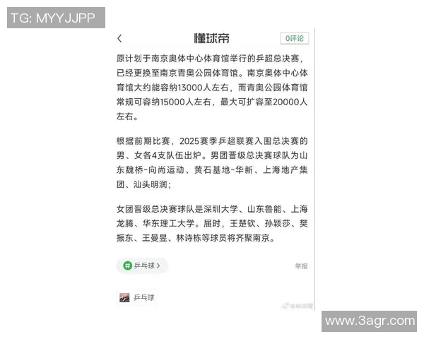 运动最新数据城市联赛特别报道南京乒乓球队的崛起与成长之路揭秘 运动最新数据城市联赛特别报道南京乒乓球队的崛起与成长之路揭秘